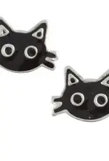 Tomas Black Kitty Faces Stud Earrings