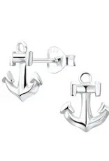 Tomas Silver Anchor Stud Earrings