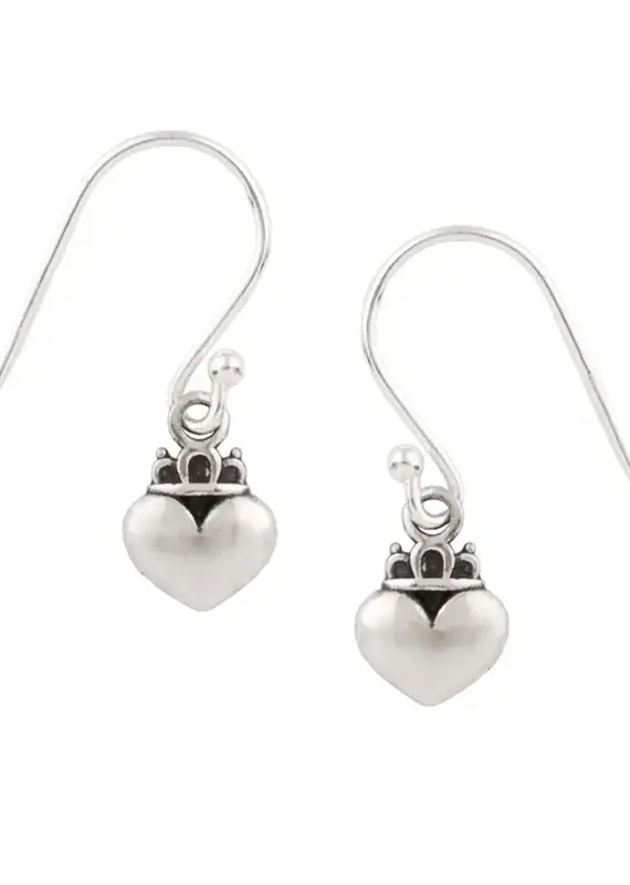 Tomas Claddagh Heart Hook Earrings