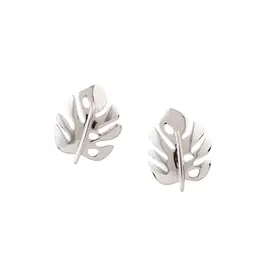 Tomas Monstera Leaf Stud Earrings