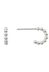 Tomas Ball Beaded Post Hoop Earrings