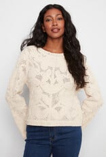 Charlie B Long Sleeve Crochet Reversible Cardigan