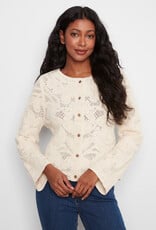 Charlie B Long Sleeve Crochet Reversible Cardigan