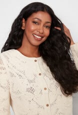 Charlie B Long Sleeve Crochet Reversible Cardigan
