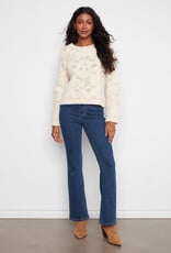 Charlie B Long Sleeve Crochet Reversible Cardigan