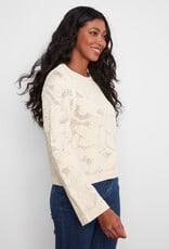 Charlie B Long Sleeve Crochet Reversible Cardigan