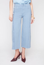 Renuar Wide Leg Cropped Woven Pant
