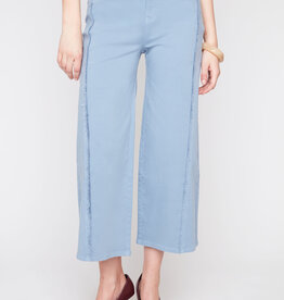 Renuar Wide Leg Cropped Woven Pant