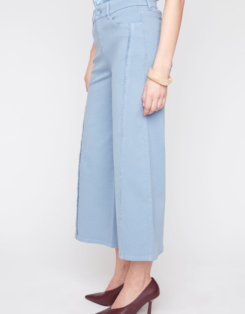 Renuar Wide Leg Cropped Woven Pant