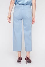 Renuar Wide Leg Cropped Woven Pant