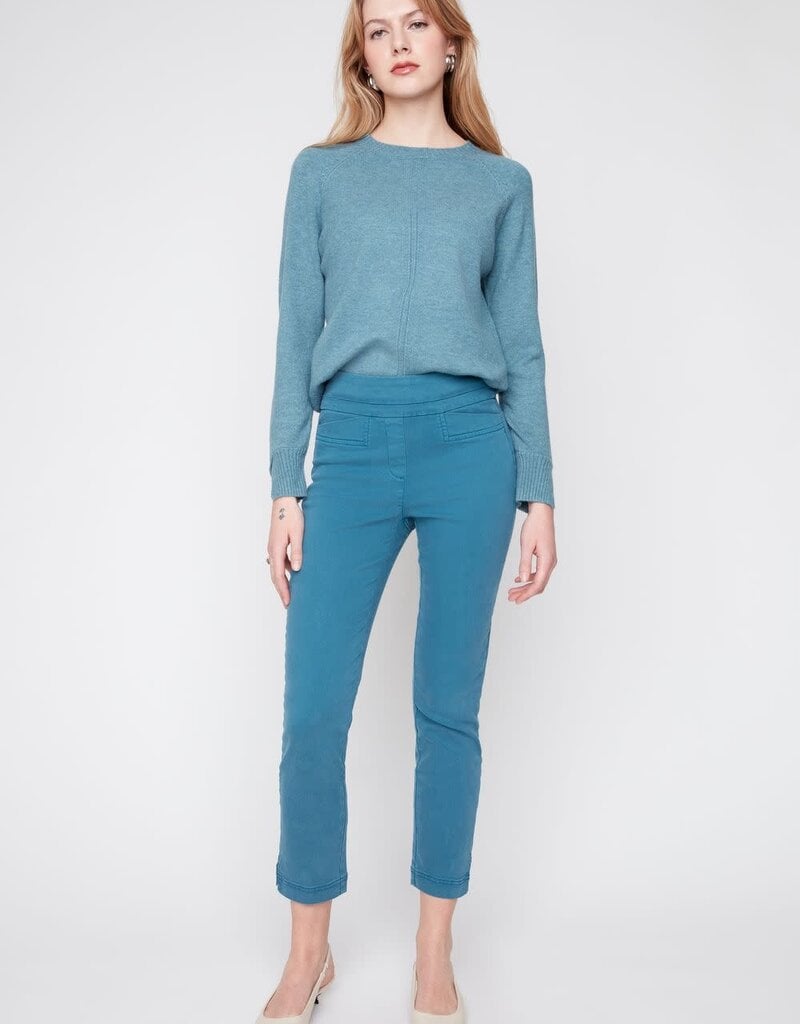 Renuar Slim Ankle Pull-On Woven Pant