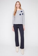 Renuar Yarn Dye Stars & Stripes Knit Top