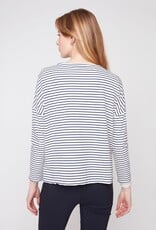 Renuar Yarn Dye Stars & Stripes Knit Top
