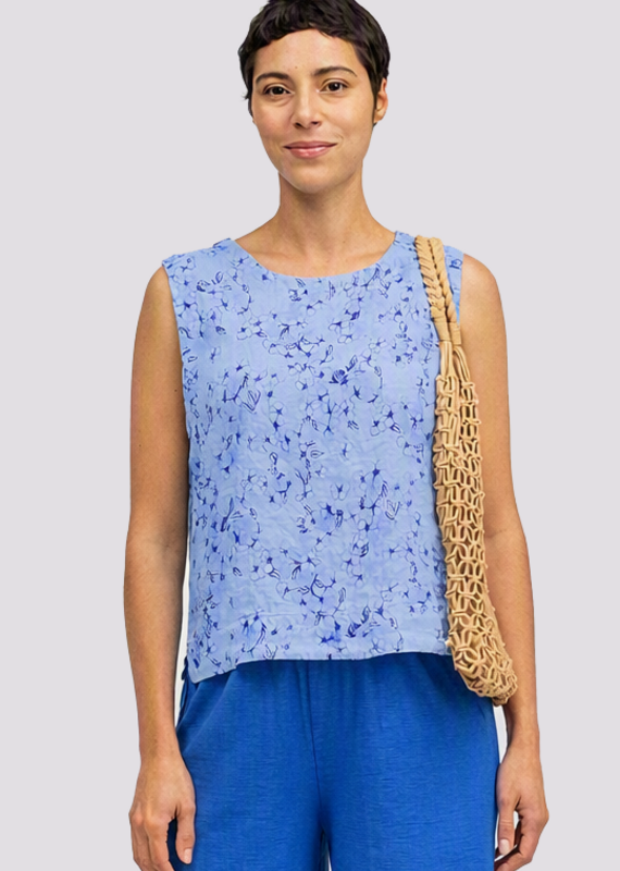Cut Loose Shell Tank With Wide Facing