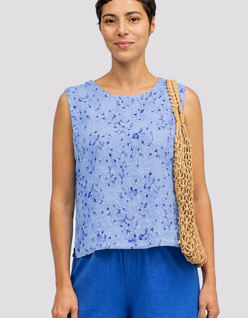 Cut Loose Shell Tank With Wide Facing