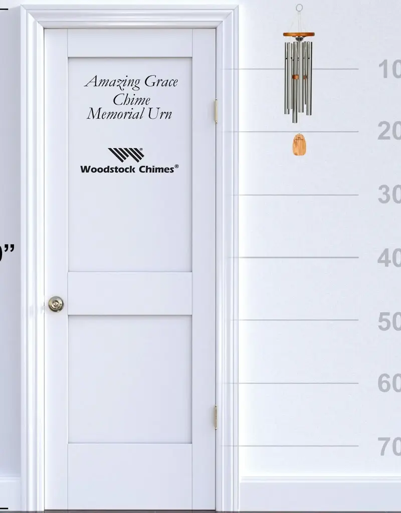 Woodstock Chimes Amazing Grace Chime - Memorial Urn