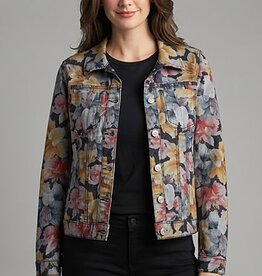 Tempo Paris Reversible Floral Jacket
