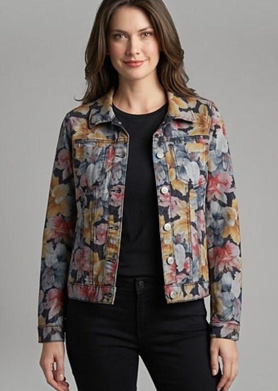 Tempo Paris Reversible Floral Jacket