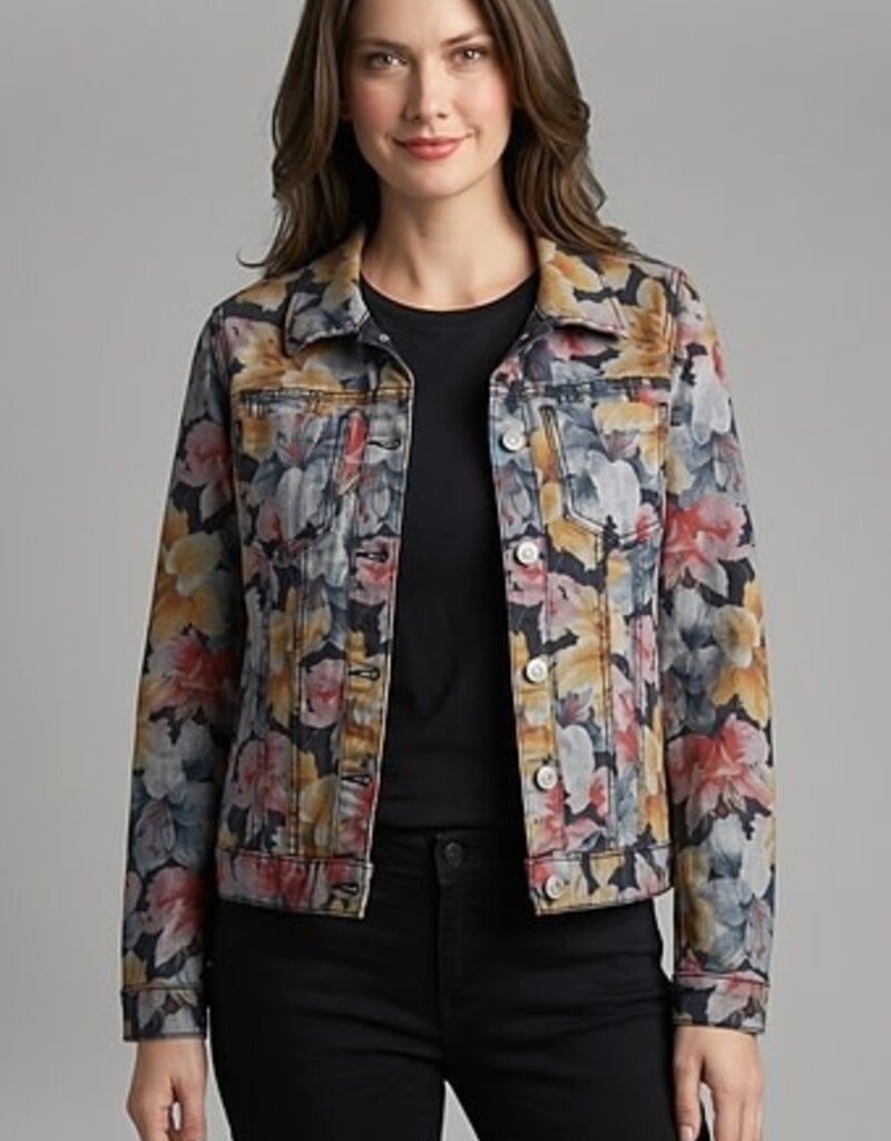 Tempo Paris Reversible Floral Jacket