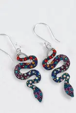 Mosaico Twisting Serpenti Earrings