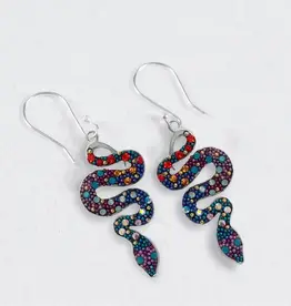 Mosaico Twisting Serpenti Earrings
