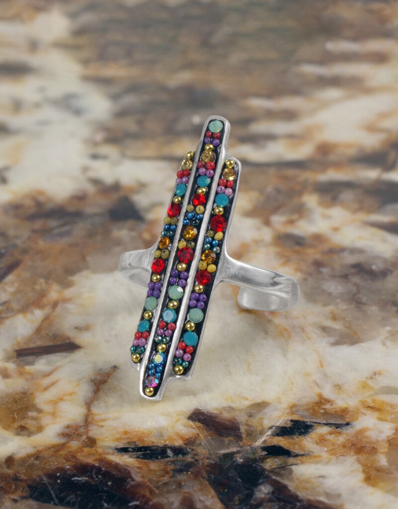 Mosaico Thin Rectangles Ring