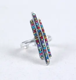 Mosaico Thin Rectangles Ring