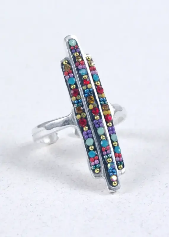 Mosaico Thin Rectangles Ring