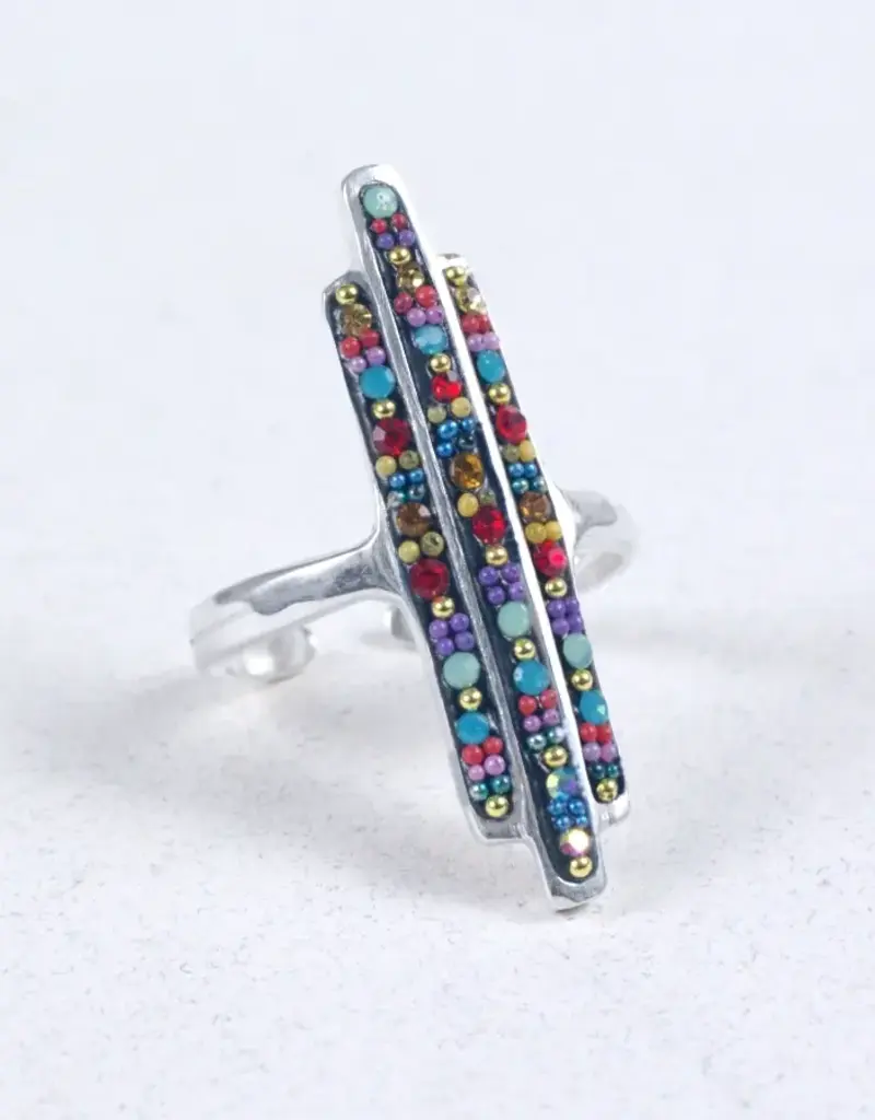 Mosaico Thin Rectangles Ring
