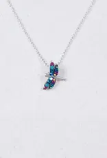 Mosaico Bijou Dragonfly Necklace