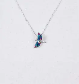 Mosaico Bijou Dragonfly Necklace