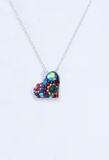 Mosaico Bijou Vibrant Heart Necklace