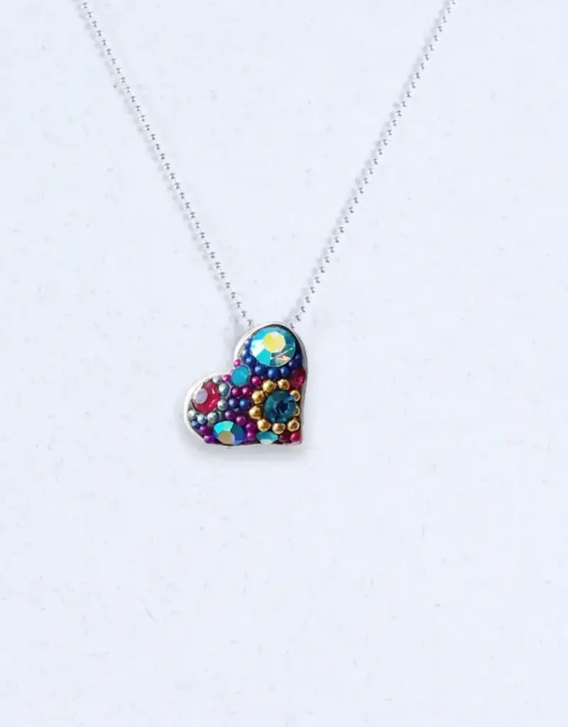 Mosaico Bijou Vibrant Heart Necklace