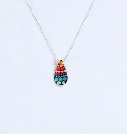 Mosaico Bijou Long Drop Necklace