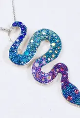 Mosaico Large Twisting Serpenti Pendant