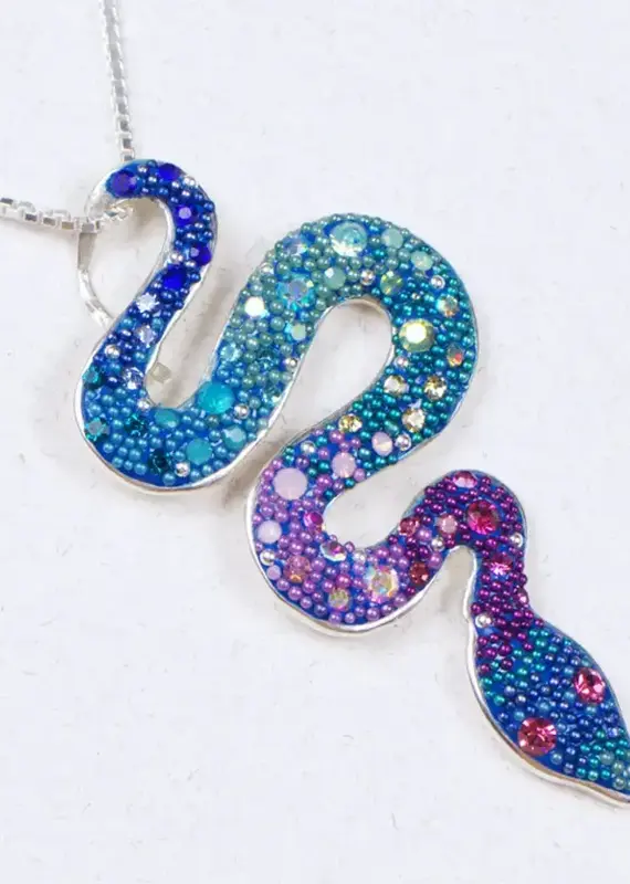 Mosaico Large Twisting Serpenti Pendant
