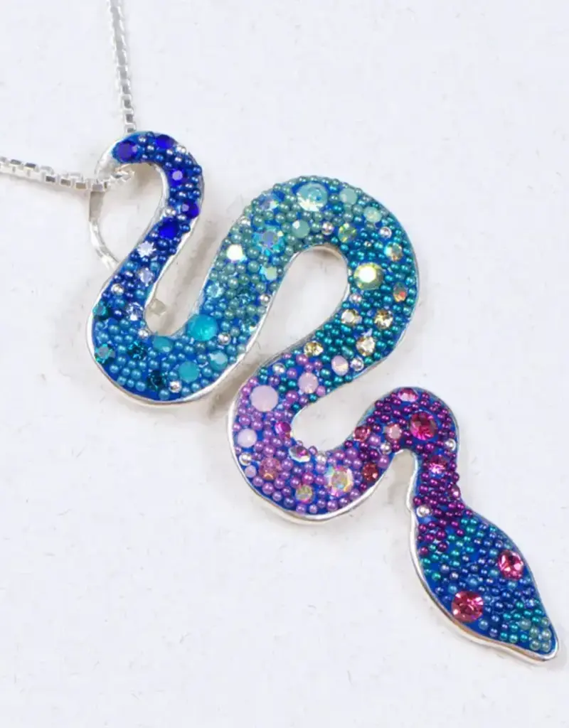Mosaico Large Twisting Serpenti Pendant