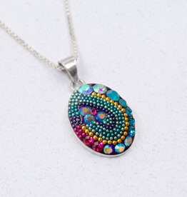 Mosaico Petite Oval Pendant