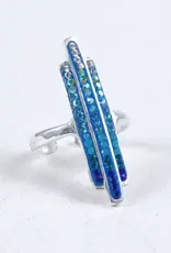 Mosaico Thin Rectangles Ring