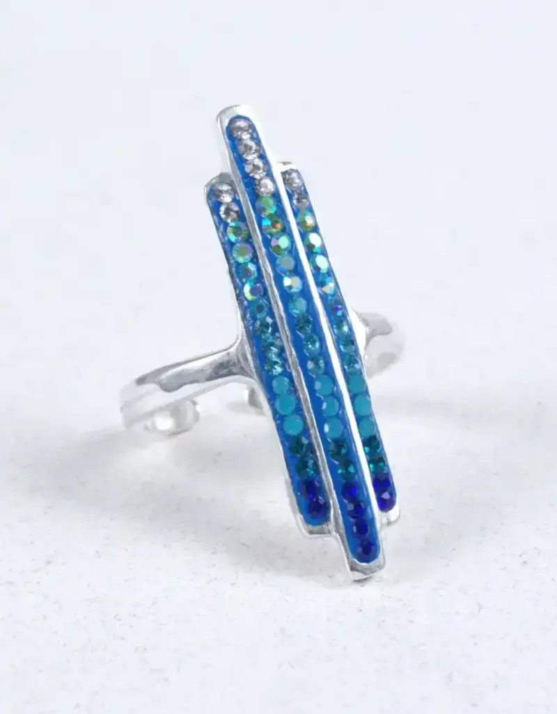 Mosaico Thin Rectangles Ring