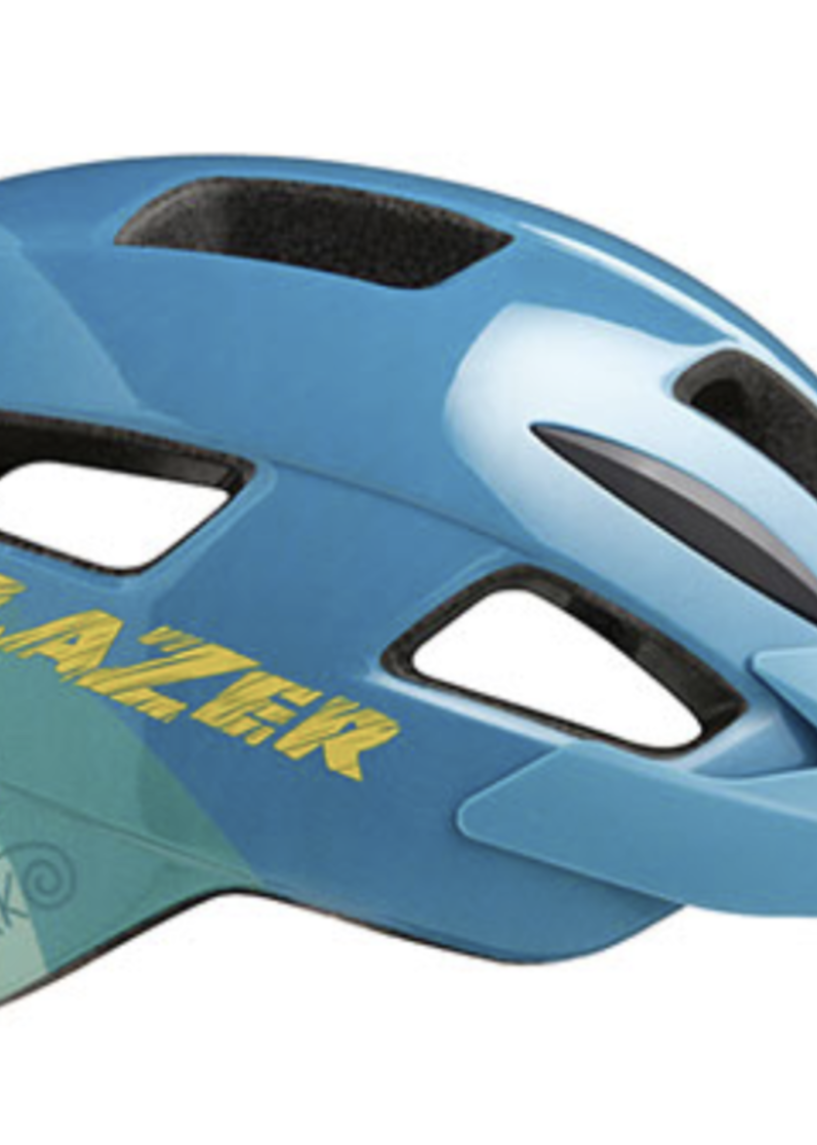 LAZER CASCO KIDS GEKKO AZUL CON AMARILLO