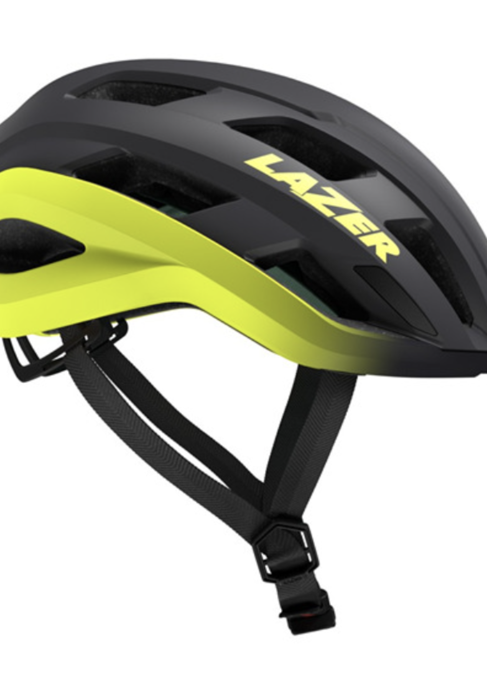 LAZER CASCO ROAD STRADA KINETICORE GRIS OSCURO AMARILLO TALLA M