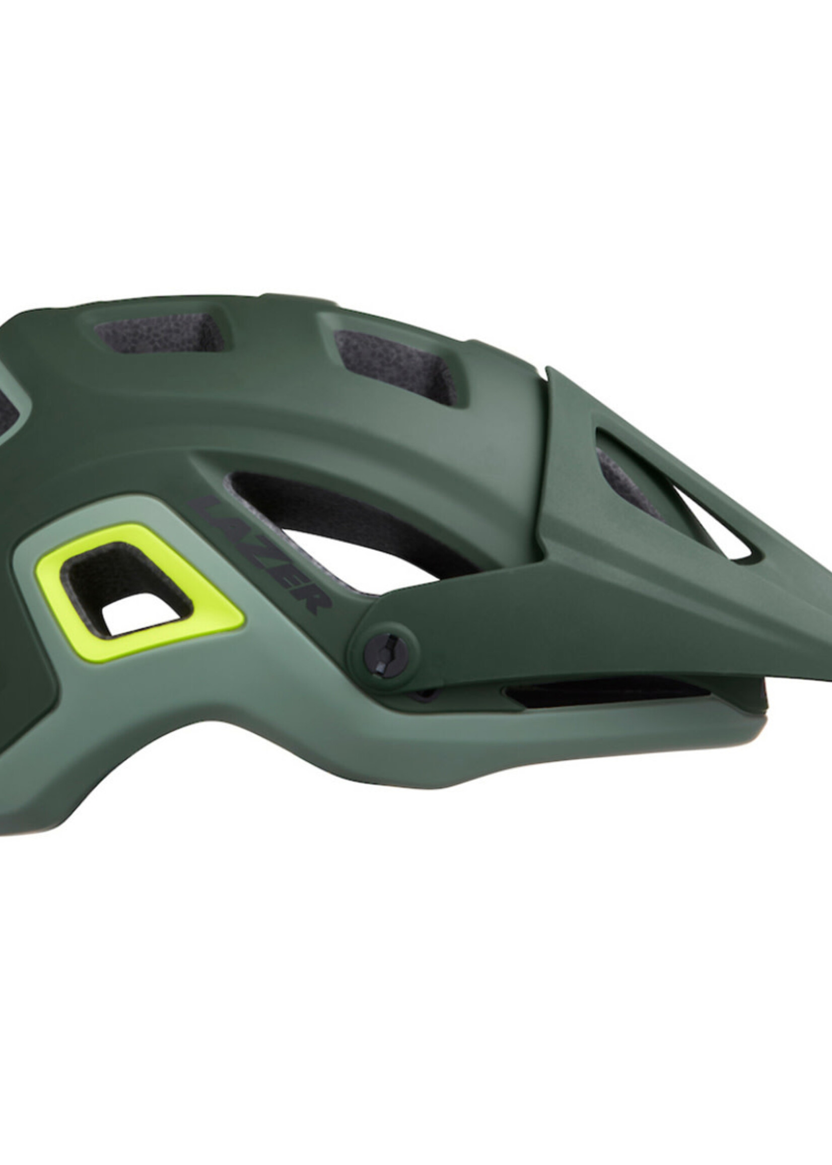 LAZER CASCO MTB IMPALA MIPS VERDE OSCURO MATE AMARILLO TALLA L