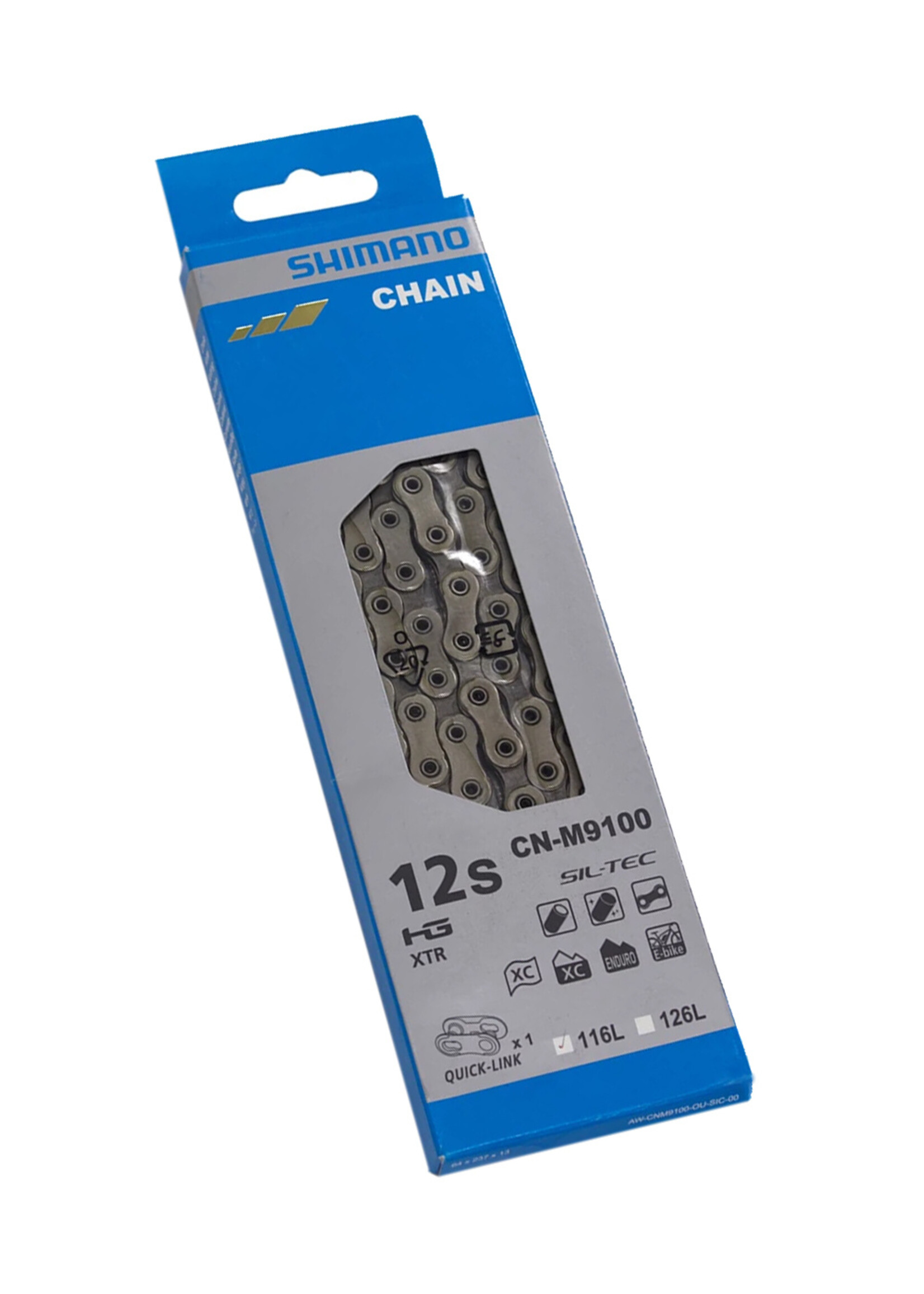 Shimano CADENA CN-M9100 116L 12V CON QUICK LINK