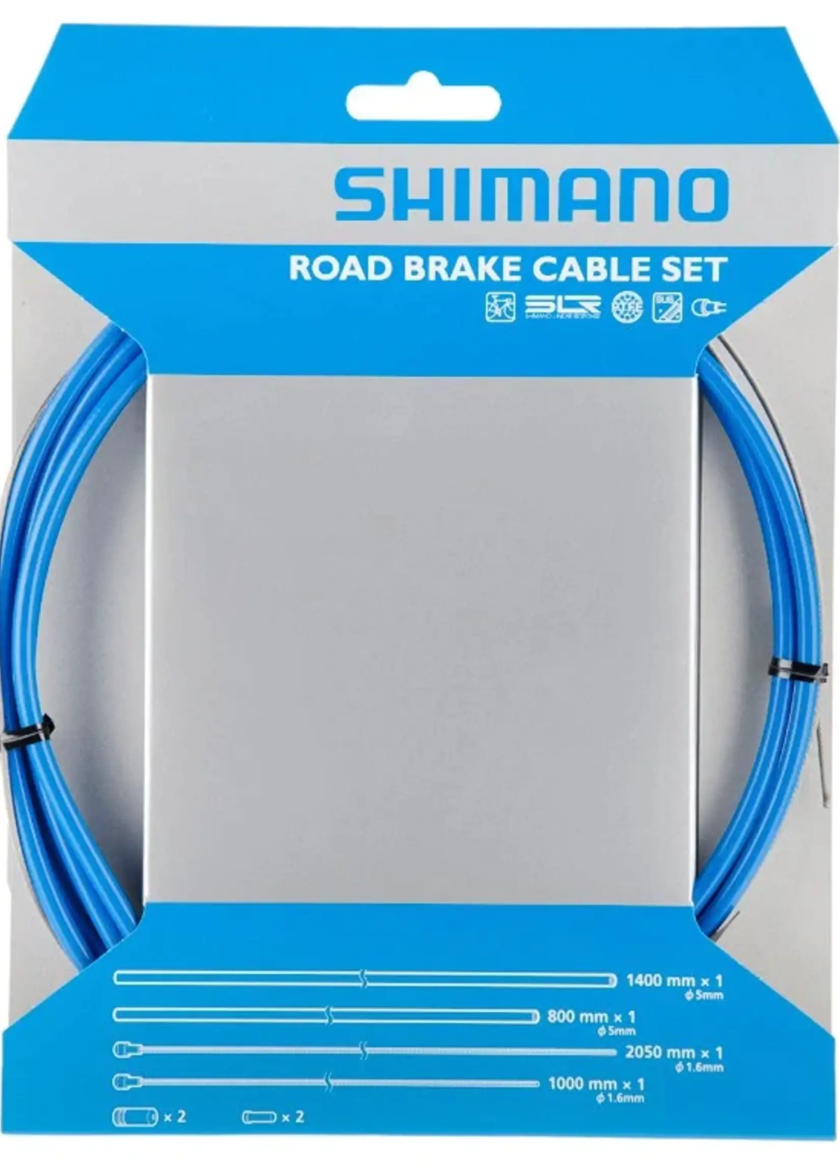Shimano JGO DE CABLES.FORROS DE CAMBIO RUTA AZUL