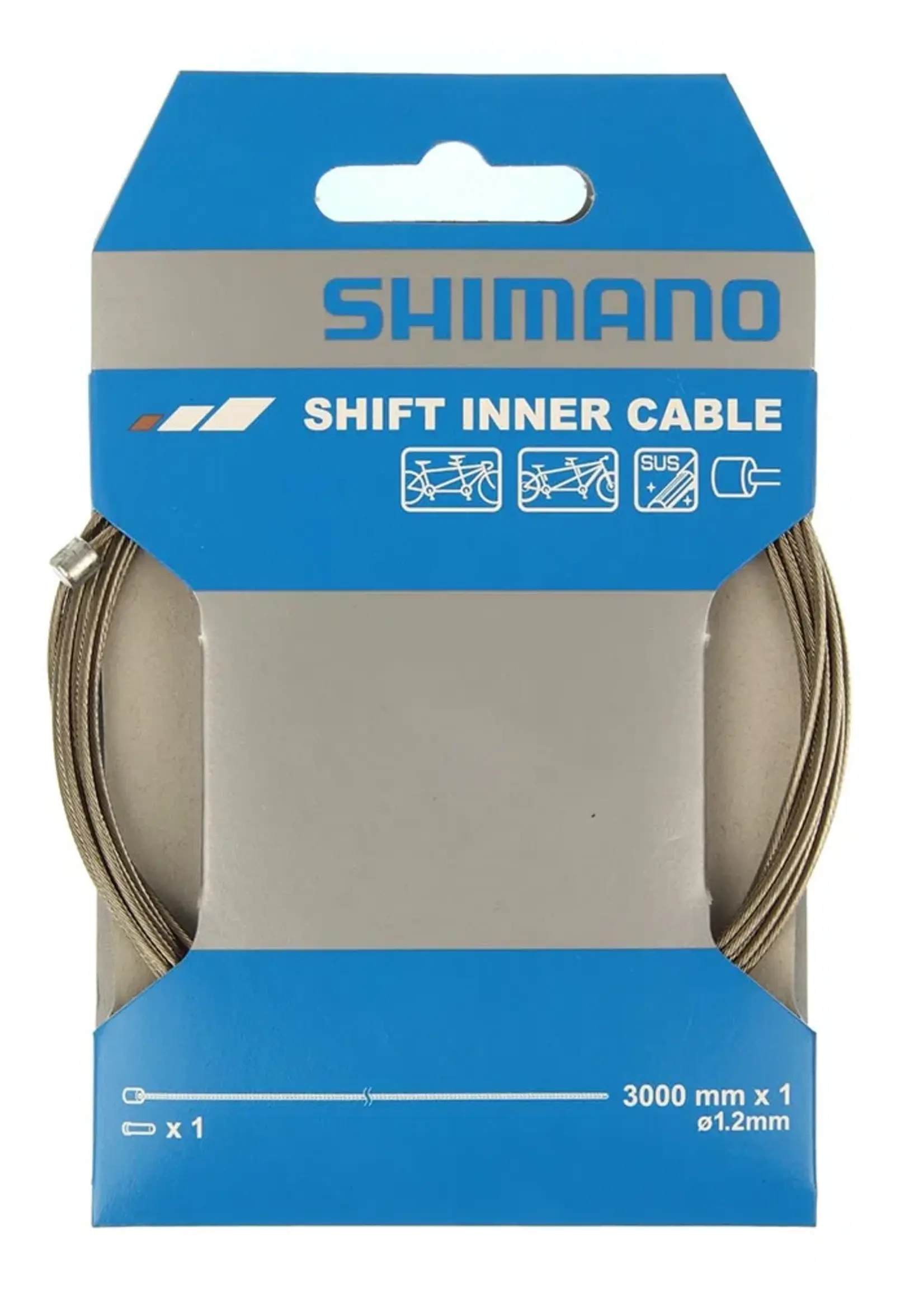 Shimano CABLE DE CAMBIO P/TANDEM 3000MM 1.2MM INOX