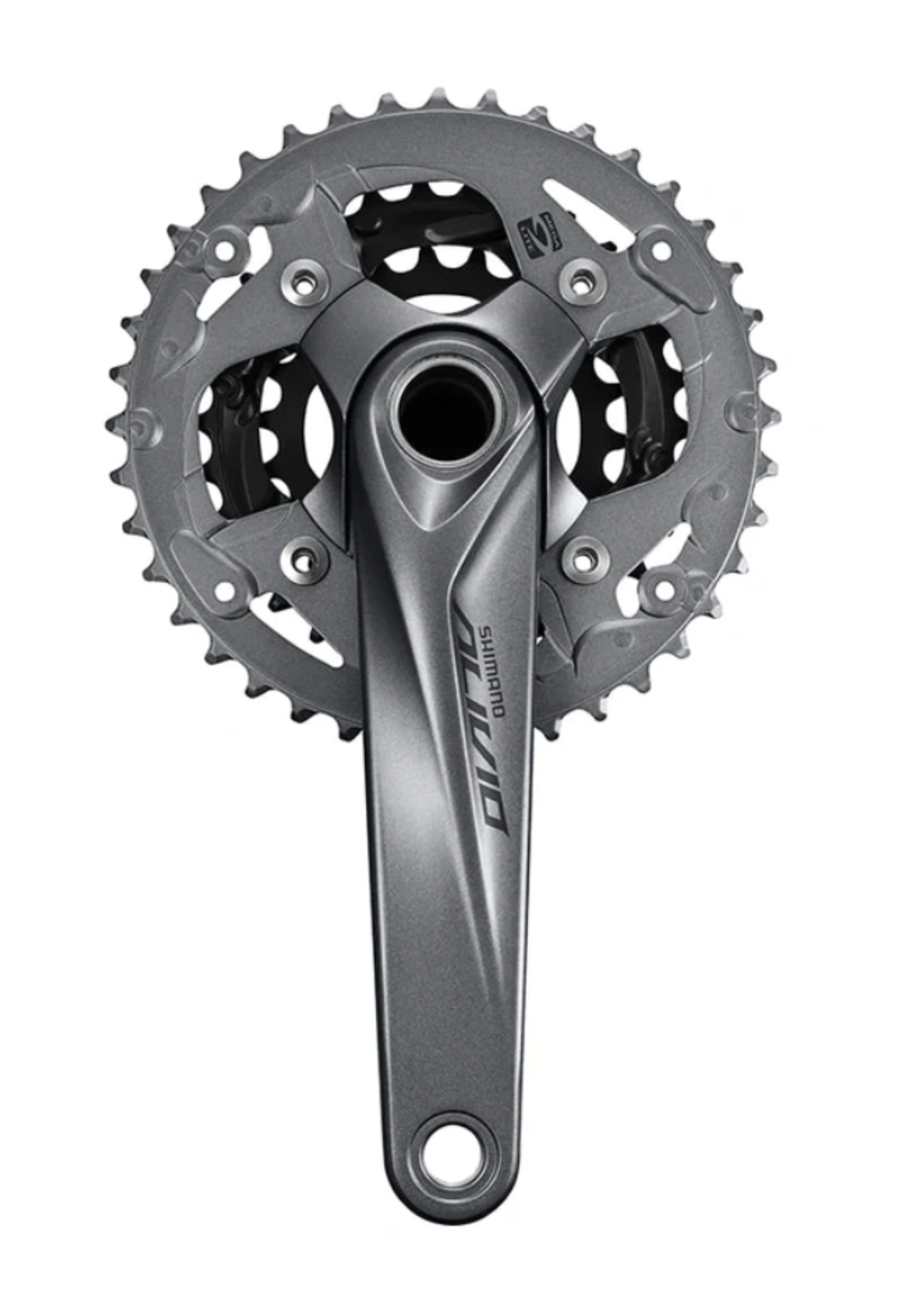 Shimano MULTI ALIVIO FC-M4050 40/30/22D 175MM INT 9V C/CG S/JC PLATA