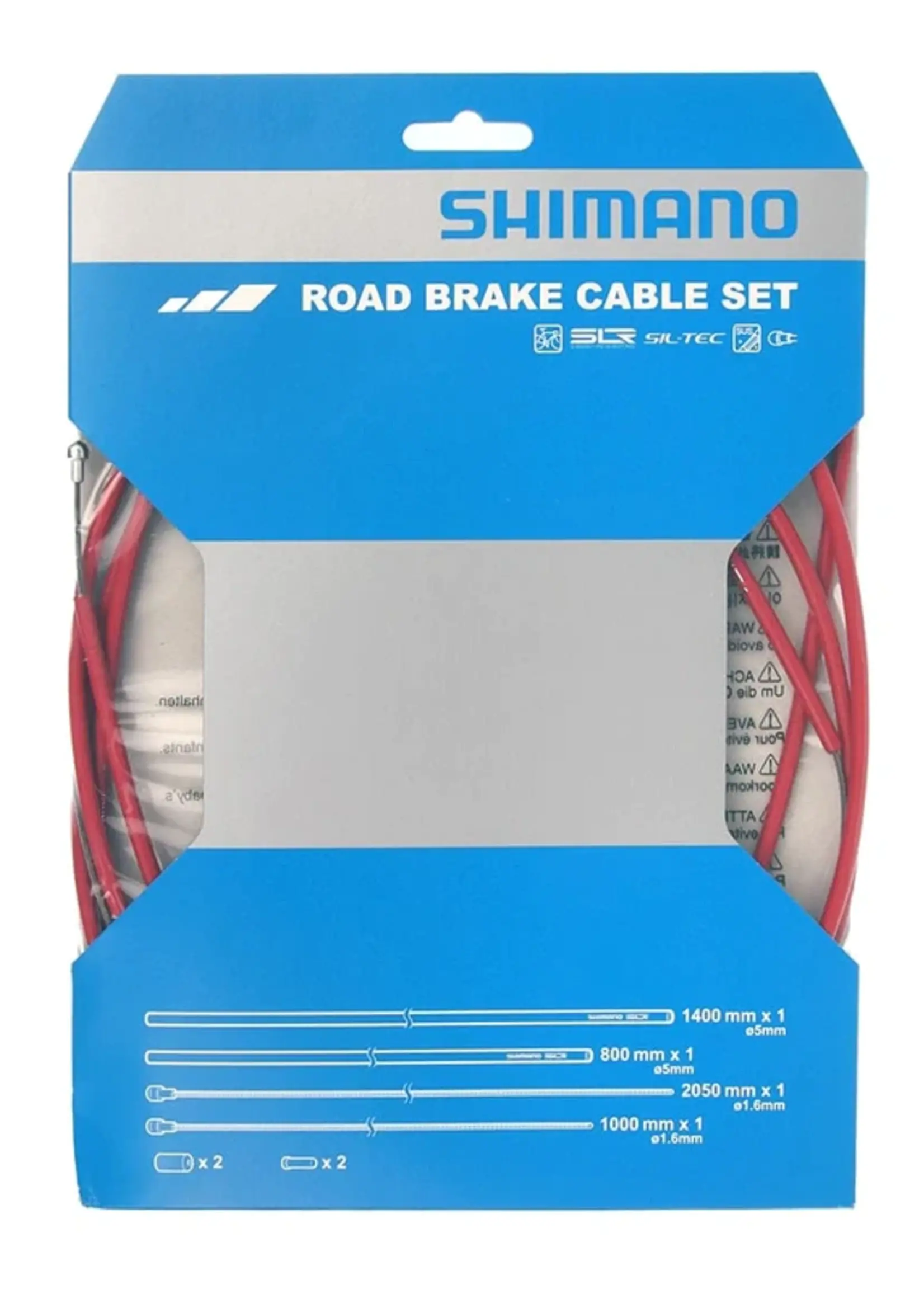 Shimano CABLE DE FRENO Y FORROS FRENO RUTA C/TEFLON RJO