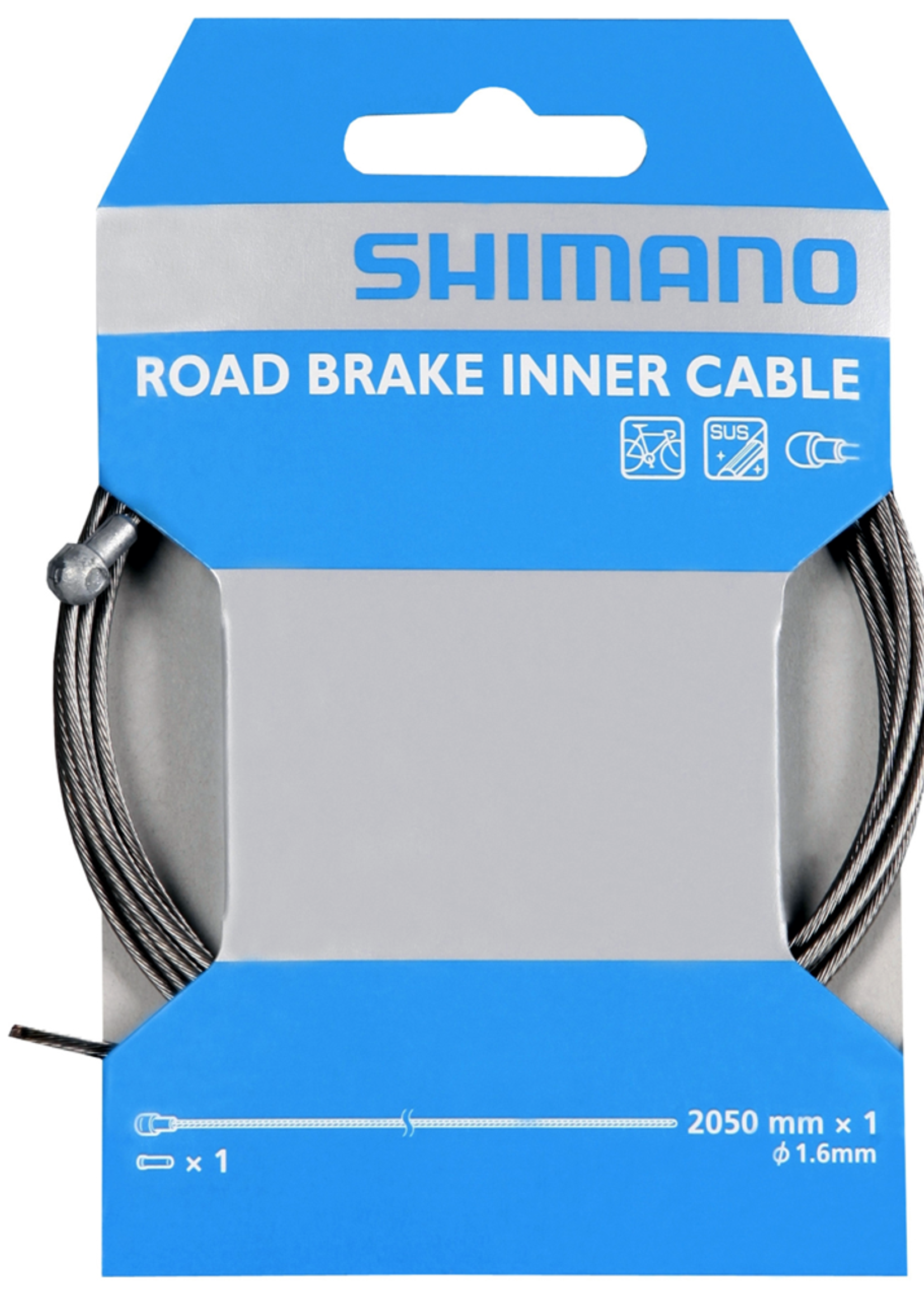 Shimano CABLE DE FRENO RUTA POLYMERO 1.6X2000MM 20PZ