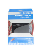 Shimano JUEGO CABLES FRENO POLIMERO/FORROS RUTA RJO